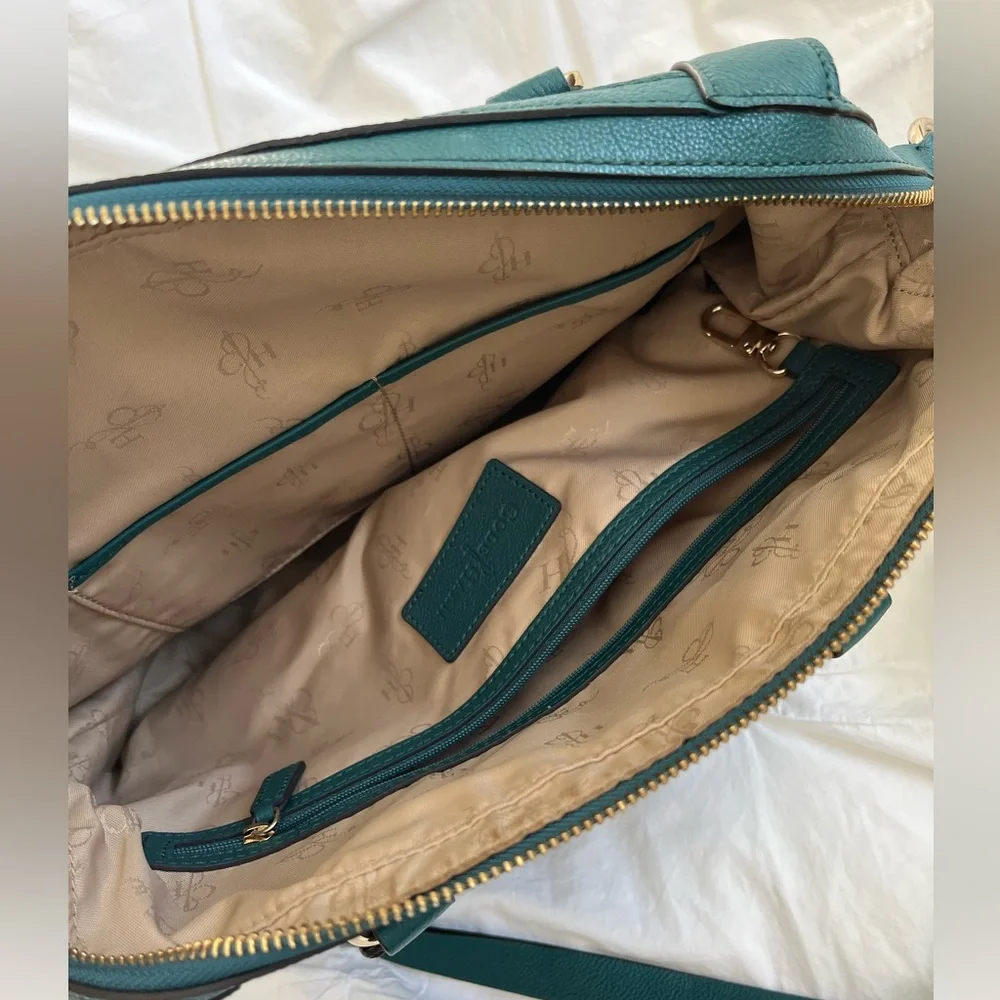 Cole Haan Teal Leather Satchel